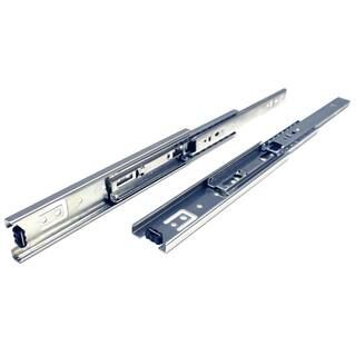 10 in. Side Mount Full Extension Ball Bearing Drawer Slide with Installation Screws 1-Pair (2 Pieces | The Home Depot