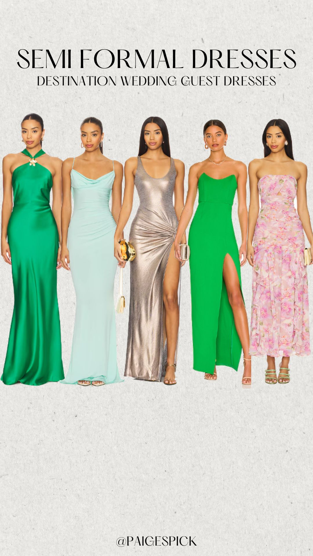 Destination wedding outfit inspo starts here ☀️✨
Sharing the best destination wedding guest dresses from Revolve — lightweight, flowy, and perfect for warm-weather ceremonies in beach, tropical, or resort destinations.

This edit features breezy fabrics, floral prints, satin slip dresses, maxi silhouettes, vibrant colors, and chic summer styles ideal for:
🌴 Beach weddings
💍 Resort & overseas weddings
☀️ Warm-climate ceremonies

If you’re searching for destination wedding guest outfit ideas, what to wear to a beach wedding, warm-weather wedding guest dresses, or Revolve wedding guest looks, these options are effortless, elegant, and photo-ready.

Tap to shop before sizes sell out — destination styles go fast 🤍✈️✨ 

 #LTKdresses #LTKwedding #LTKtravel