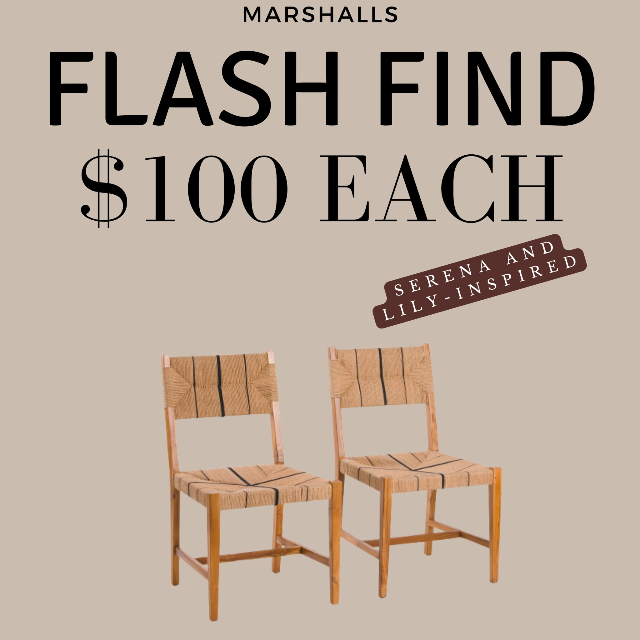 🚨Flash Find🚨 I still can’t believe these coastal dining chairs are just $100 each. They are very Serena and Lily-inspired and at just $100 each, I’m blown away by such a good price on rattan dining chairs. And yes, they have the stripes too! 

#serenaandlily #diningchairs #diningroom #kitchenchairs #kitcheninspo #coastal #lookforless #dupes #copycat #lookalike #homedecor #furniture #decor #coastalhome #serenaandlilydupe. Serena and Lily Balboa dining chair dupe. Serena and Lily dupes. Serena and Lily looks for less. Kitchen dining chairs. Dining room chairs. Coastal dining chairs. Coastal furniture. Design on a budget. Kitchen nook. Dining room. Wicker dining chairs. Rattan dining chairs. Marshall’s finds. Tj maxx finds. Serena and Lily Carson dining chair. Serena and Lily, Carson dining chair dupe. Rattan dining chairs with stripes. Wicker dining chairs with stripes  

#LTKunder100 #LTKsalealert #LTKhome