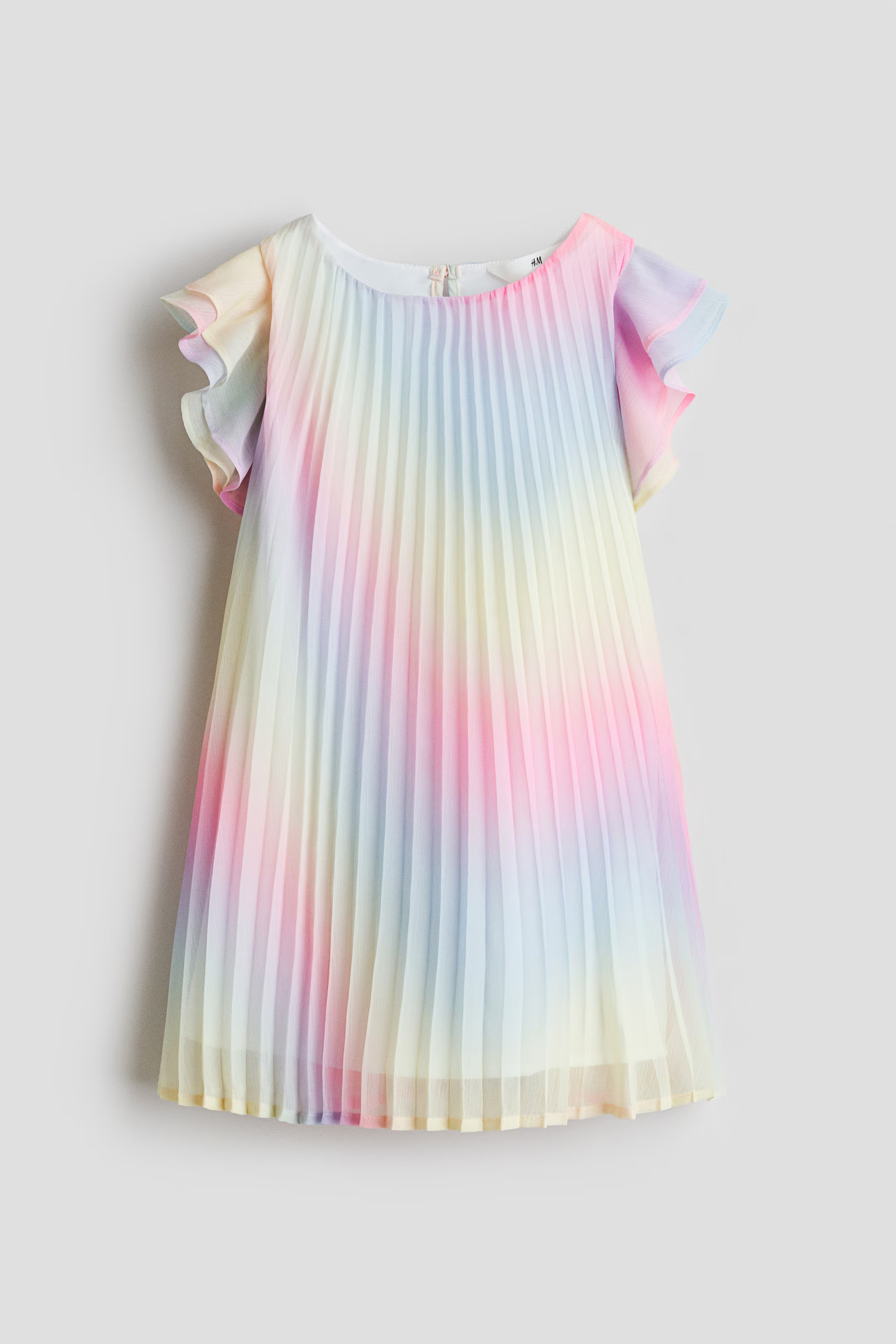 Pliss\u00e9 Chiffon Dress | H&M (US + CA)