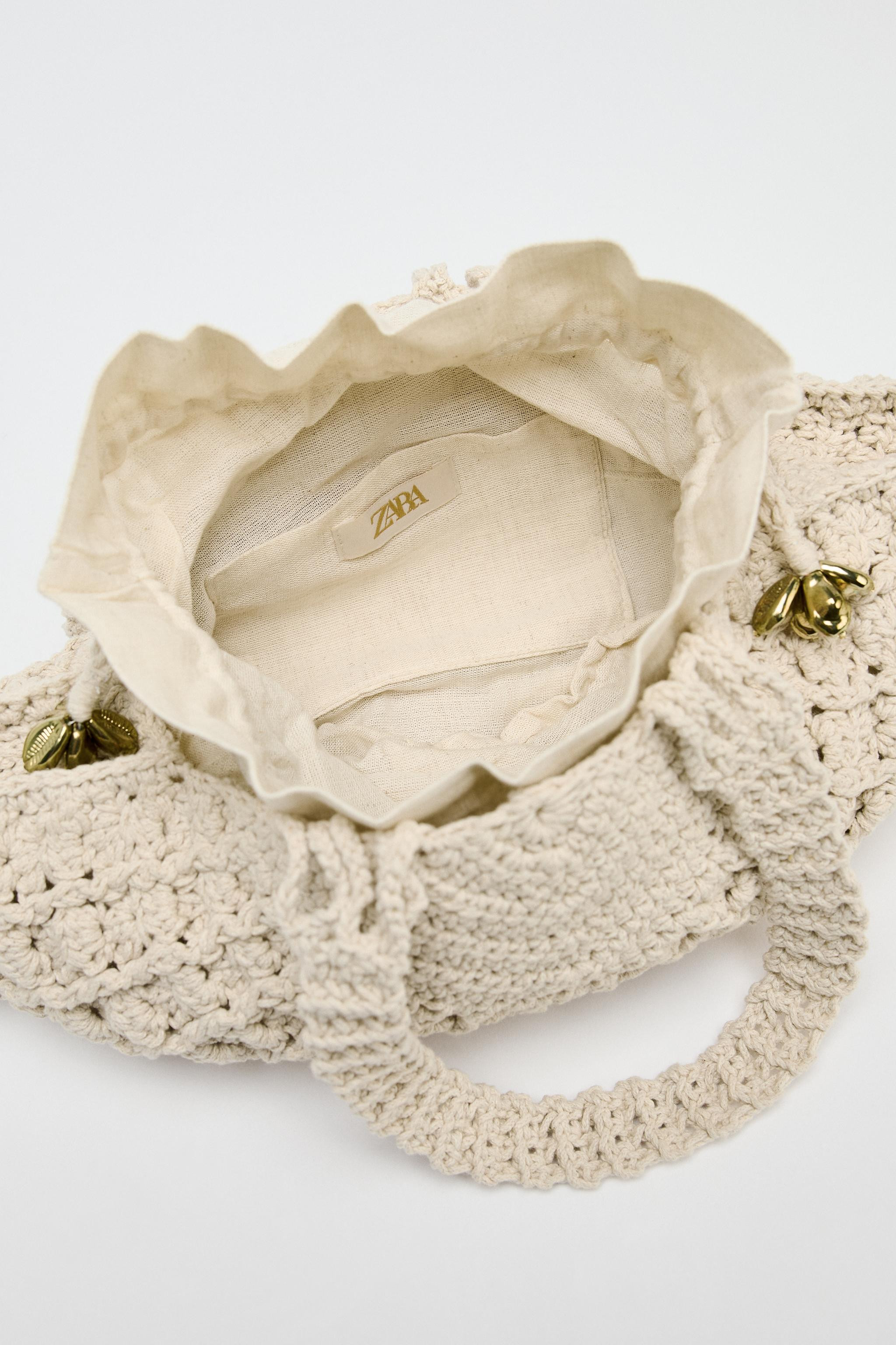 SHELL CROCHET BAG | Zara US
