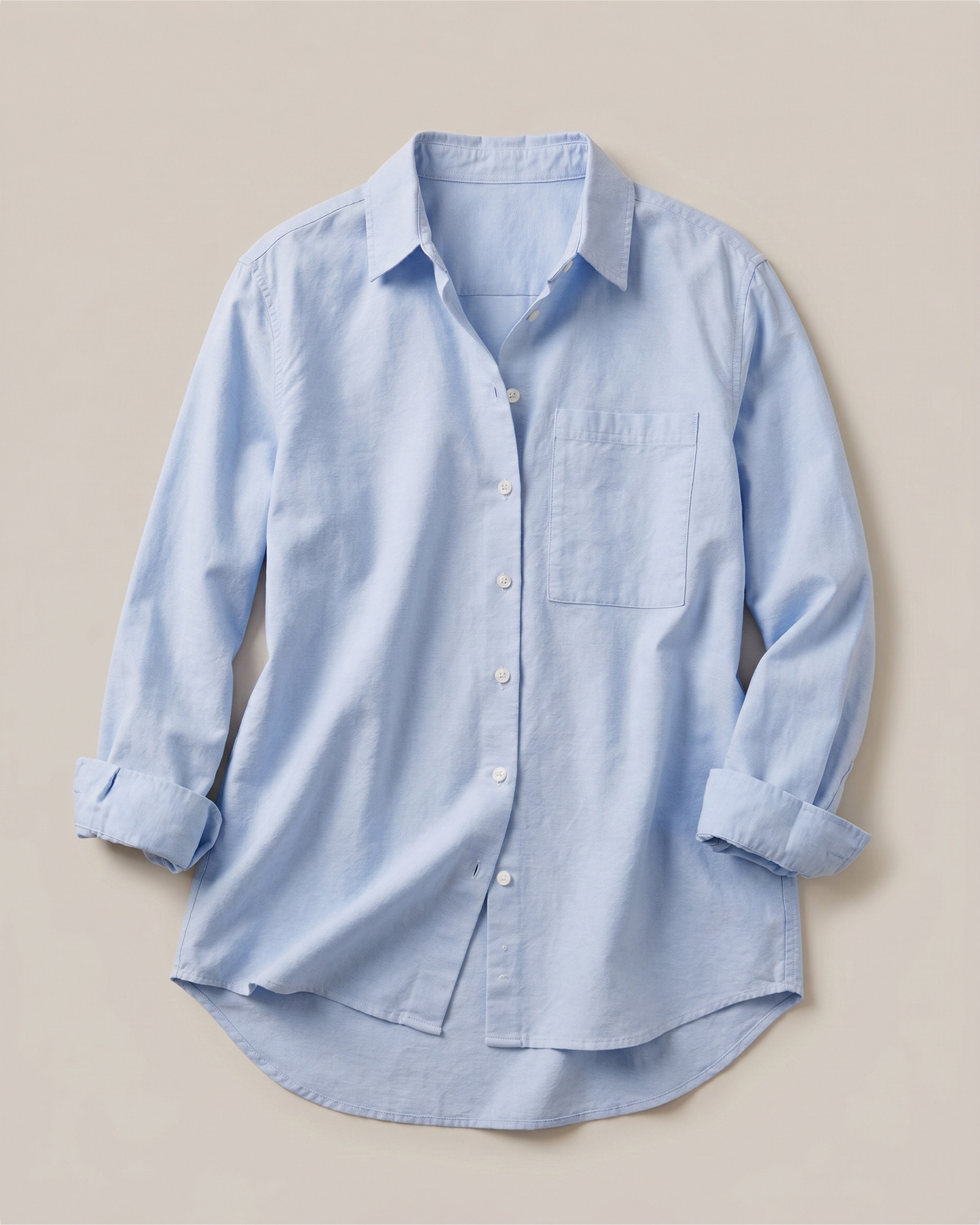 Quince | Women's Relaxed Oxford Shirt in Pale Blue, Size XS, Organic Cotton | Quince