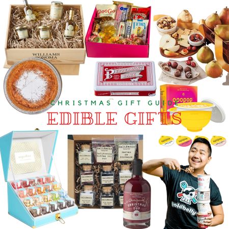 Christmas Gift Guide: Edible Gifts 

Christmas presents, holiday gifts, food gifts, truffle crate, truffle oil, milk bar pie, candy presents, salt sampler, Christmas in a bottle, ice cream subscription, popcorn, gift basket, gift box, peppermint bark, candy 

#LTKunder100 #LTKSeasonal #LTKHoliday
