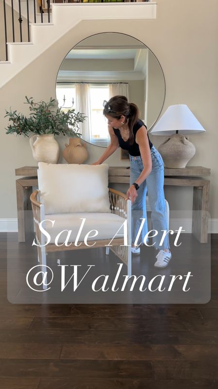 Roll back, sale alert, at Walmart! My new outdoor chairs have been my personal favorite! They are a Serena and Lilly look alike but WITHOUT the price tag! Grab them while they’re on sale! The price is for the set of 2! 

#LTKhome #LTKsalealert 

#LTKVideo