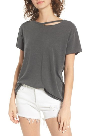 Women's Bp. Cutout Neck Tee | Nordstrom