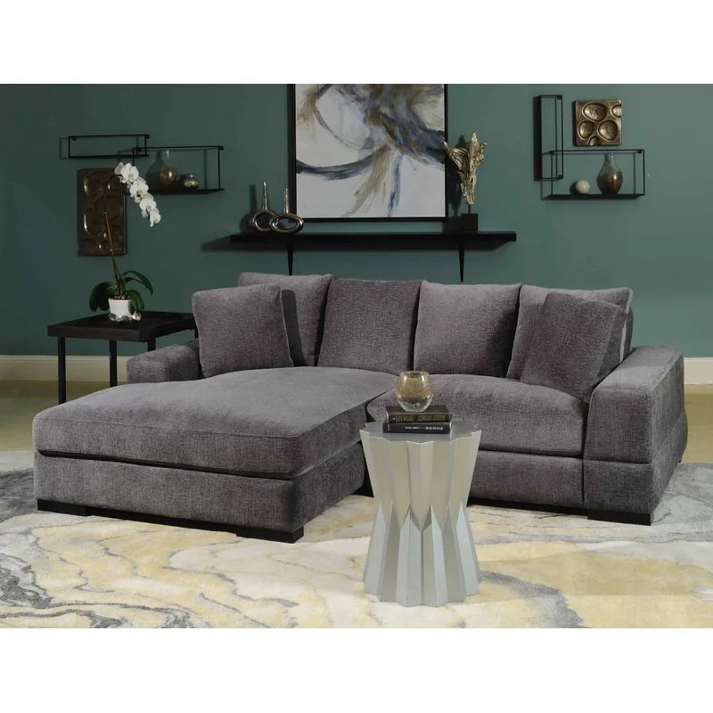 Royst 102" Wide Reversible Corner Sectional with Ottoman | Wayfair North America