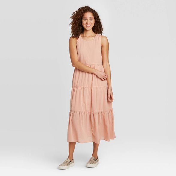 Women's Sleeveless Tiered Dress - A New Day™ | Target