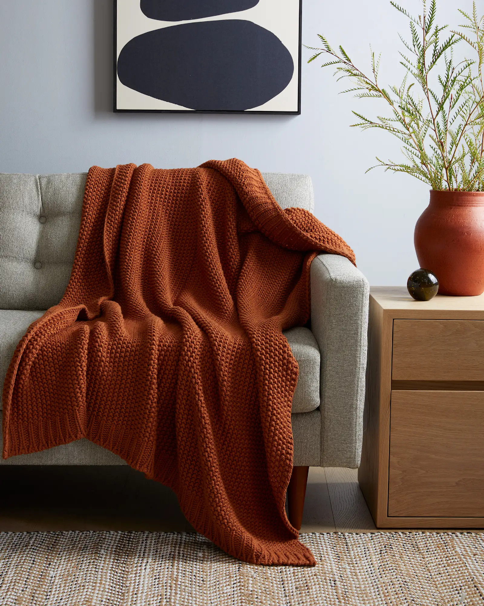 Cotton Fisherman Throw | Quince