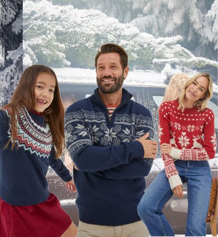 Holiday sweaters for the family 

#LTKHoliday #LTKGiftGuide #LTKstyletip