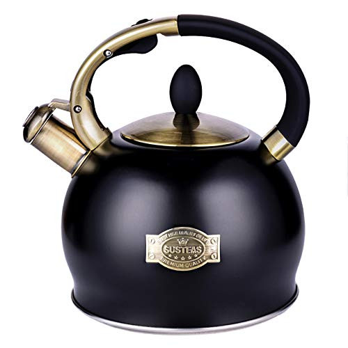 SUSTEAS Stove Top Whistling Tea Kettle-Surgical Stainless Steel Teakettle Teapot with Cool Touch ... | Amazon (US)