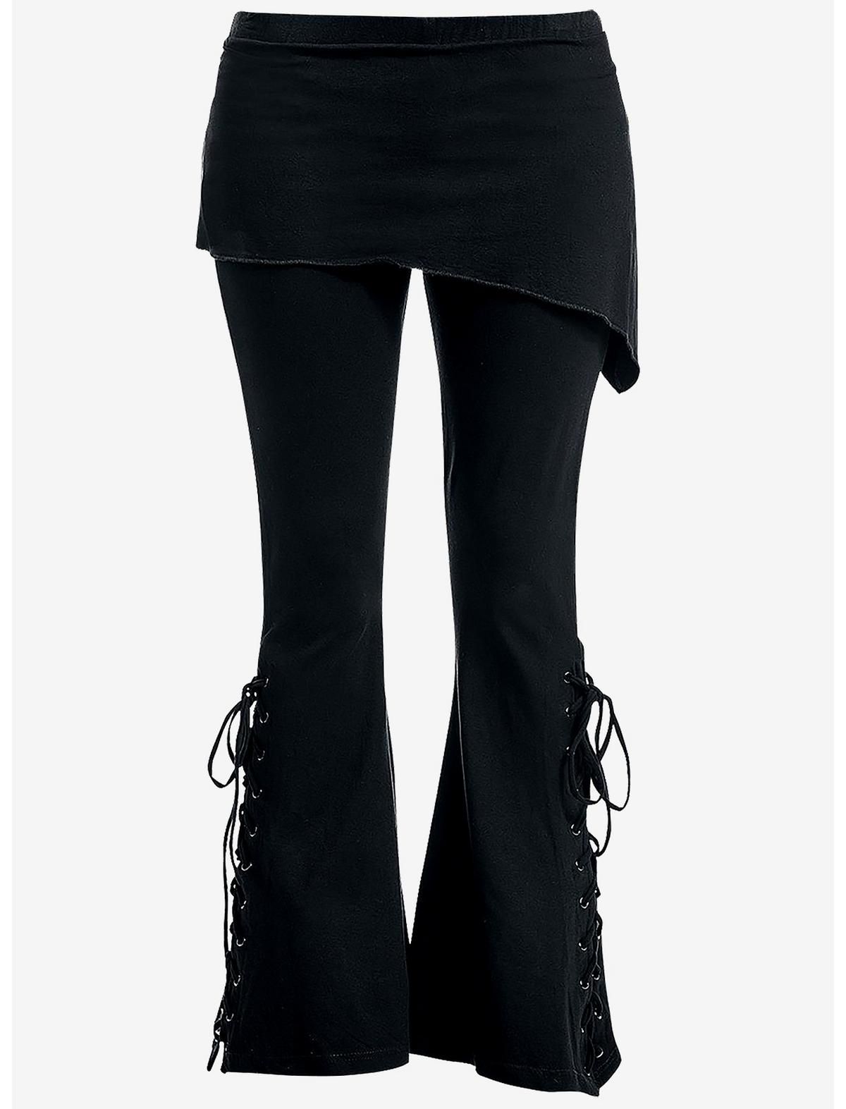 Lace Up Flare Leggings | Hot Topic | Hot Topic