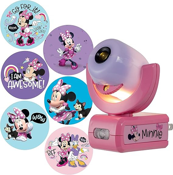 Disney Projectables, Minnie Mouse LED Projector, 6 Images, Children’s Night Light, Light Sensin... | Amazon (US)