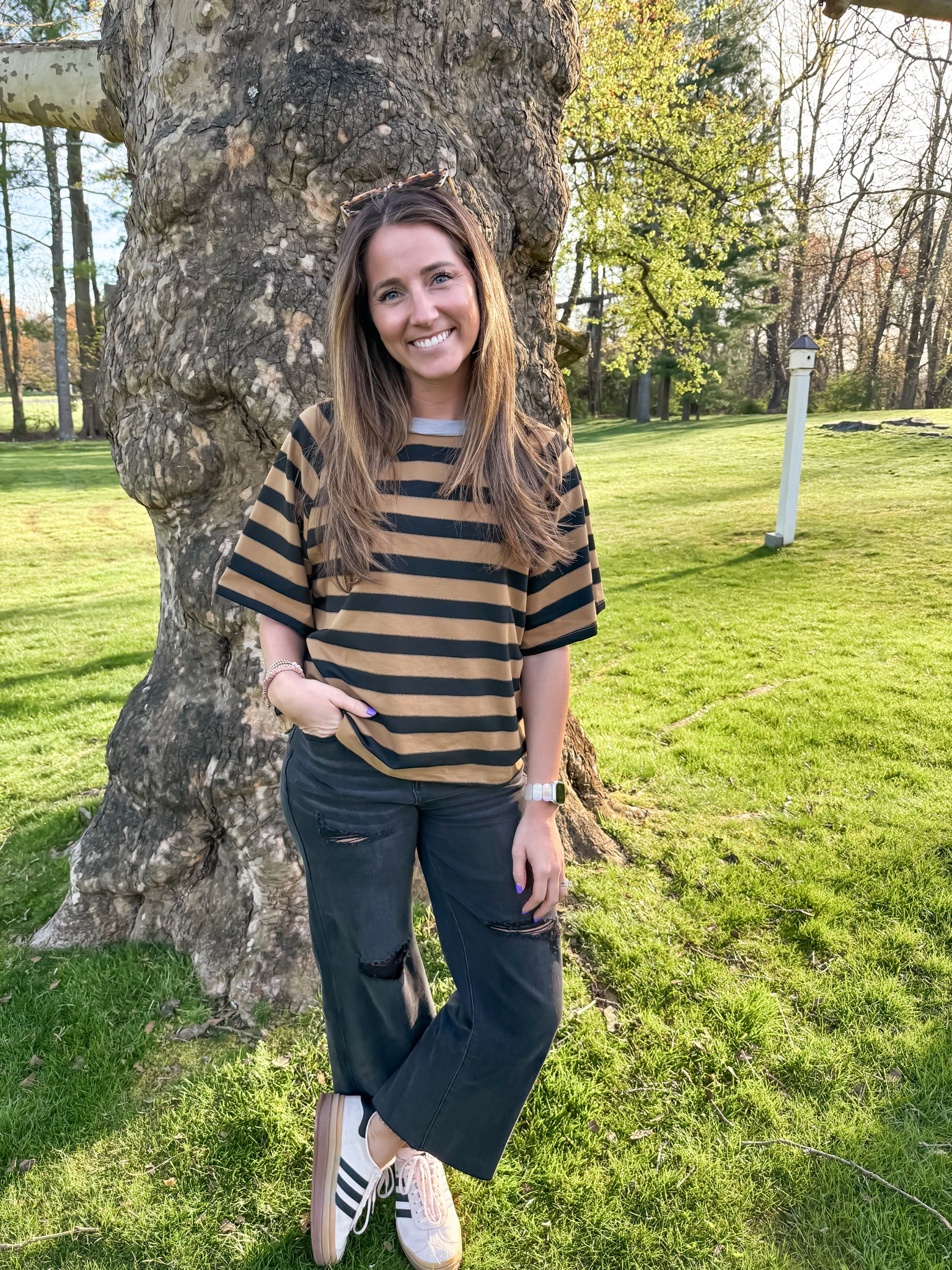 Size down 1/2 size in sneakers
Tee is from 28 coast
Jeans are linked in my Amazon storefront 

#LTKstyletip #LTKfindsunder100 #LTKfindsunder50