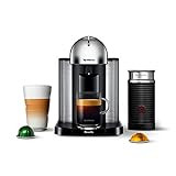 Nespresso Vertuo Coffee and Espresso Maker by Breville with Aeroccino, Chrome and BEST SELLING VERTU | Amazon (US)