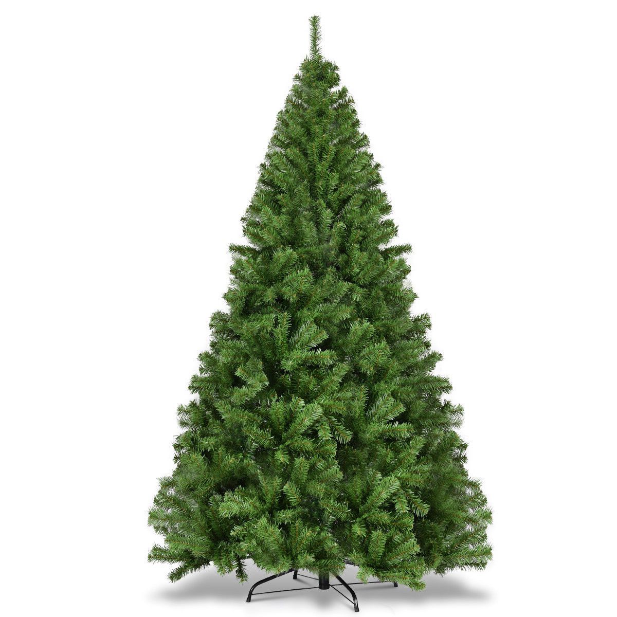 Costway 6FT/7.5FT/9FT PVC Christmas Tree Hinged Solid Metal Legs | Target