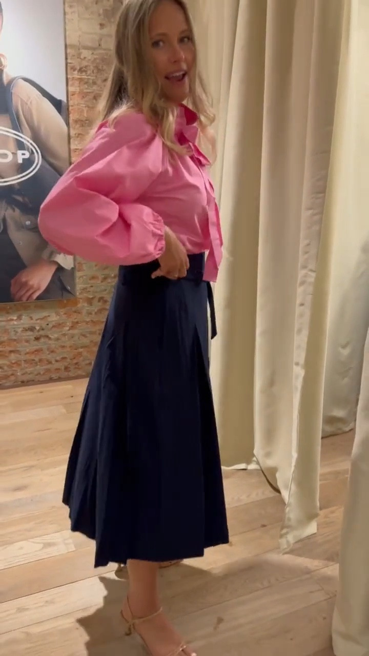 What a cute shirt! Would be so cute with jeans too! 

What an honor to be treated to lunch and a private shopping event with Walmart Fashion. 

#WalmartPartner #WalmartNYFW
@WalmartFashion @BrandonMaxwell

#LTKNYFW #LTKFindsUnder50 #LTKOver40