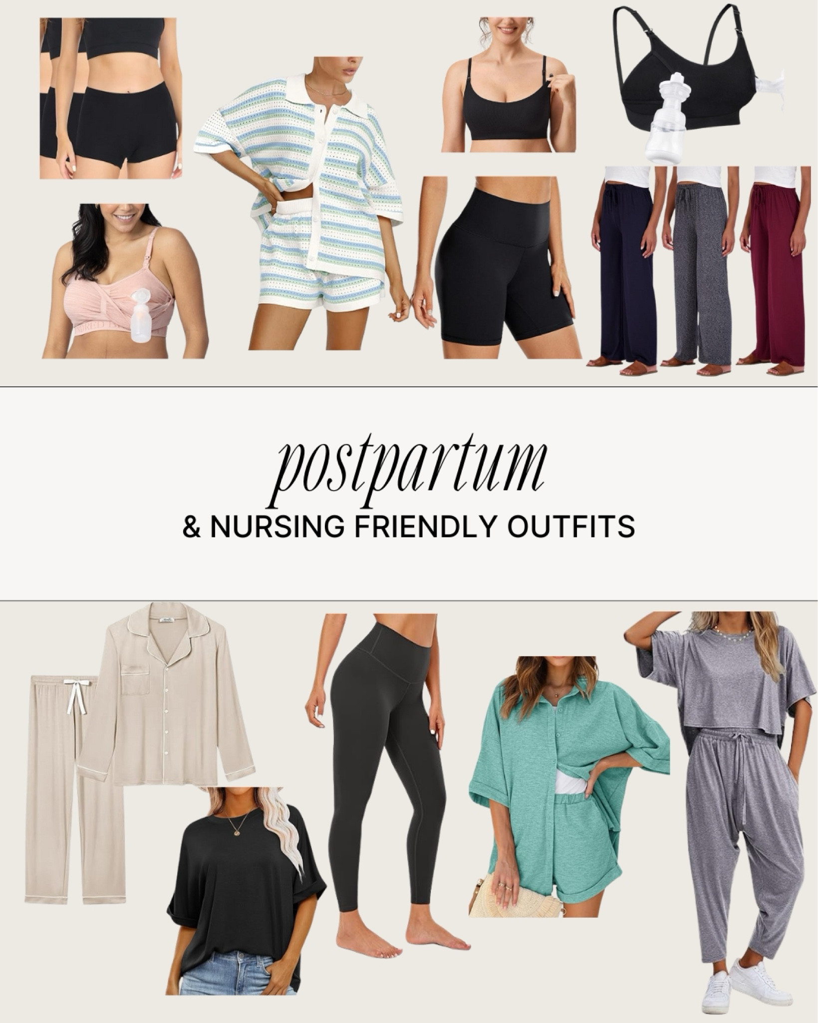 Postpartum and nursing friendly outfits from Amazon 🫶🏼🤍

#LTKBaby #LTKBump #LTKStyleTip