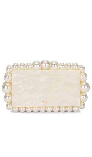 Eos Box Clutch in Pearl | Revolve Clothing (Global)