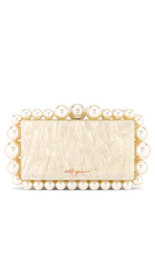 Eos Box Clutch in Pearl | Revolve Clothing (Global)