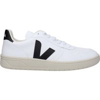 Veja sneaker v 10 maschi eco in pelle bianca/nero | Balardi (US & Canada)