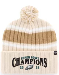 '47 Adult 2024-25 Super Bowl LIX Champions Philadelphia Eagles Plateau Knit Beanie | DICK'S Sporting Goods