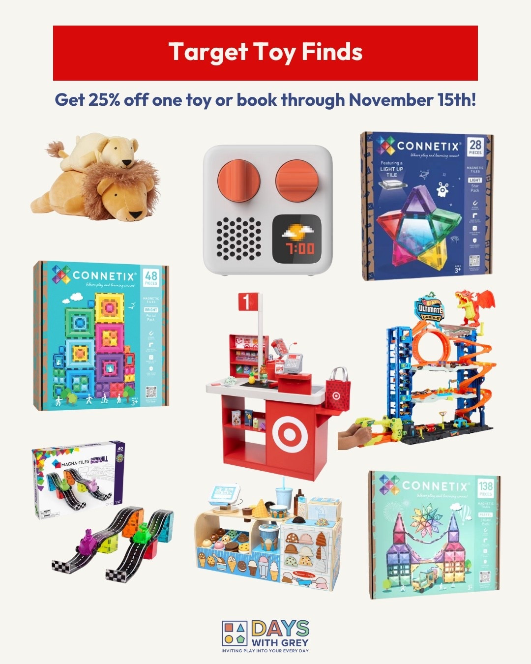 Use the coupon in your Target app/wallet to get 25% off one toy or book. Several higher priced items qualify like the ones listed here! 

#LTKKids #LTKGiftGuide #LTKFamily