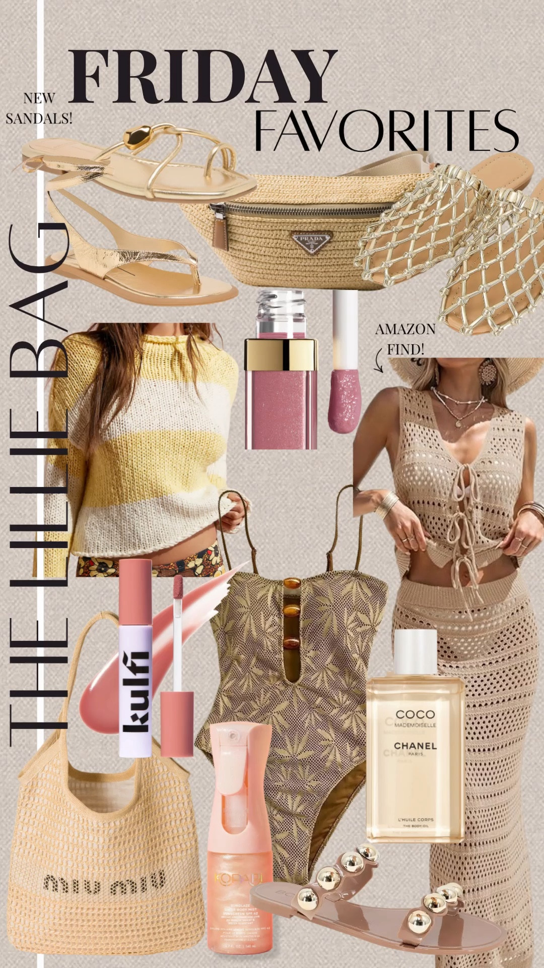 Friday favorites part 1! 

Vacation outfits. Resort wear. Swimsuit. Sandals. Resort bag. Tote bag. Beauty. 

#LTKSwim #LTKootd #LTKTravel