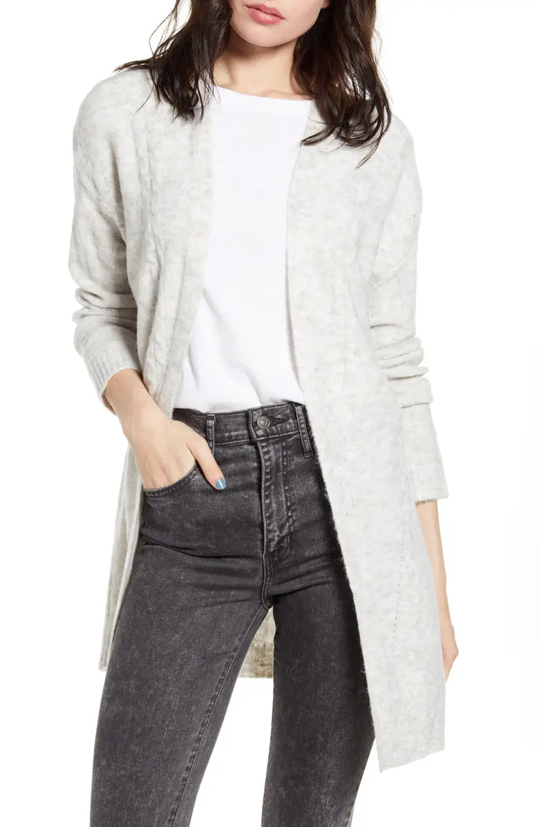 Ribbed Longline Cardigan | Nordstrom