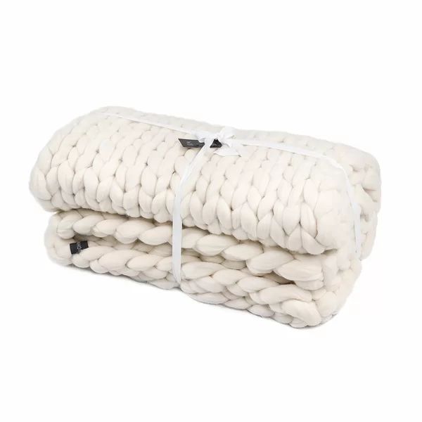 Kolton Chunky Knit Blanket | Wayfair UK