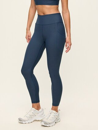 High-Waisted PowerSoft 7/8 Pocket Leggings | Old Navy (US)