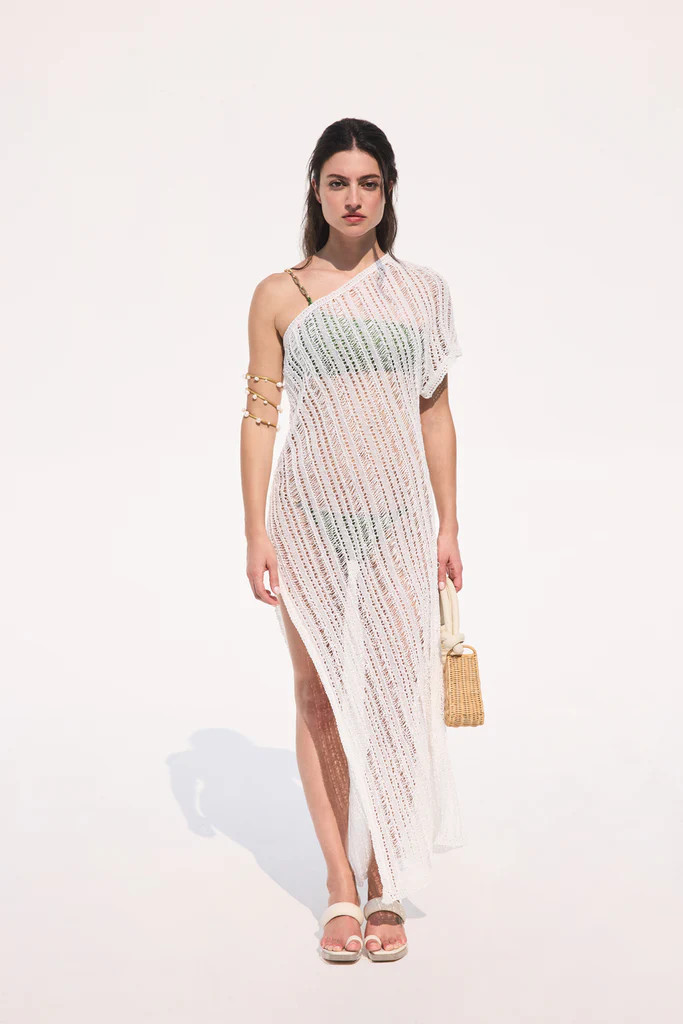 MADU KNIT COVERUP - WHITE | Cult Gaia - US