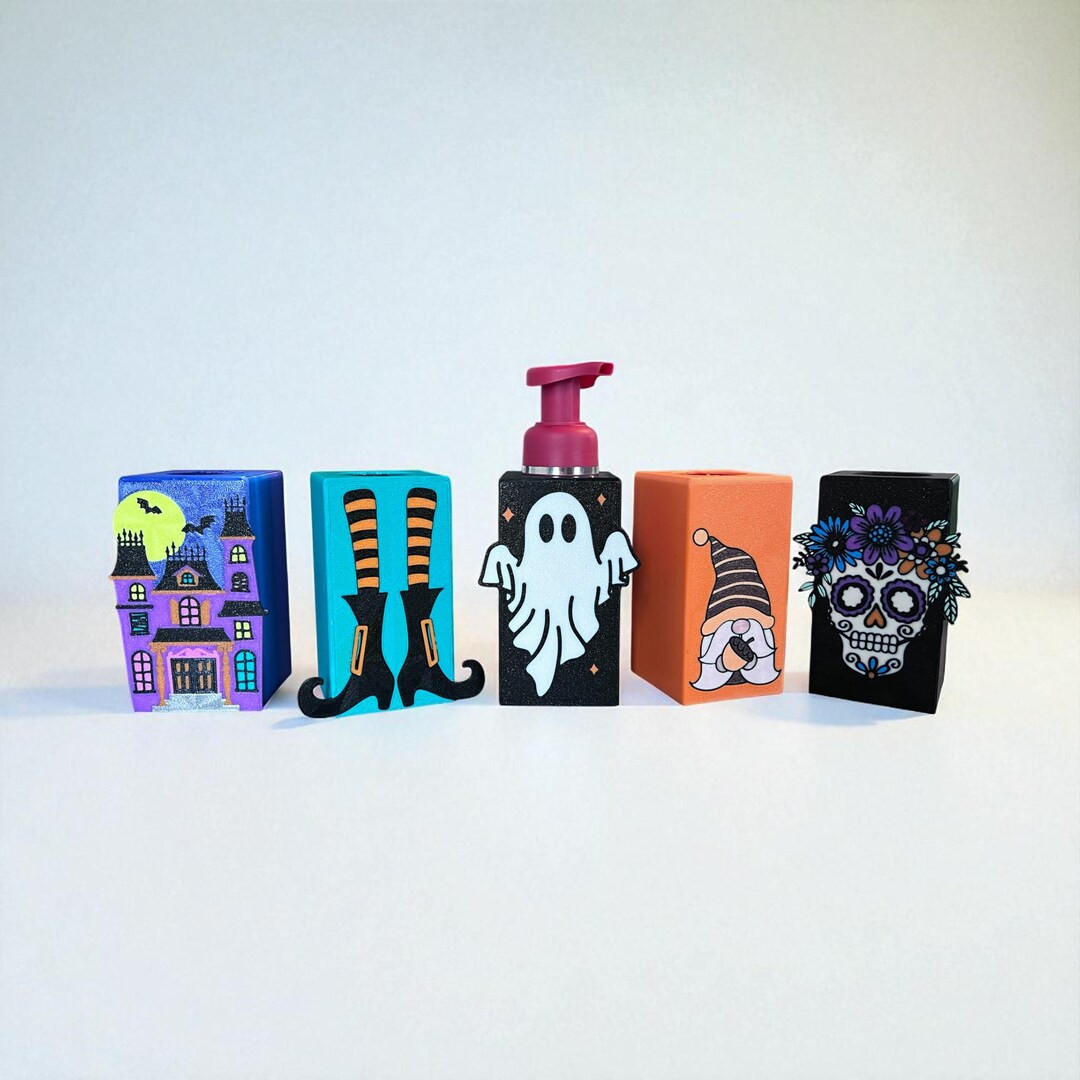 Halloween Hand Soap Sleeve Cover for Bath & Body Works, Ghost Witch Haunted House Skull Gnome Dia... | Etsy (US)