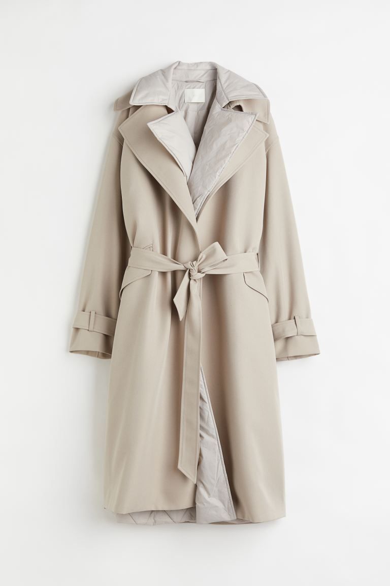 Trenchcoat and Quilted Vest | H&M (US + CA)