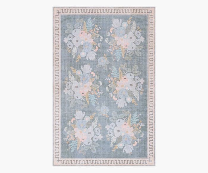 Jardin Marseille Grey Printed Rug | Rifle Paper Co.