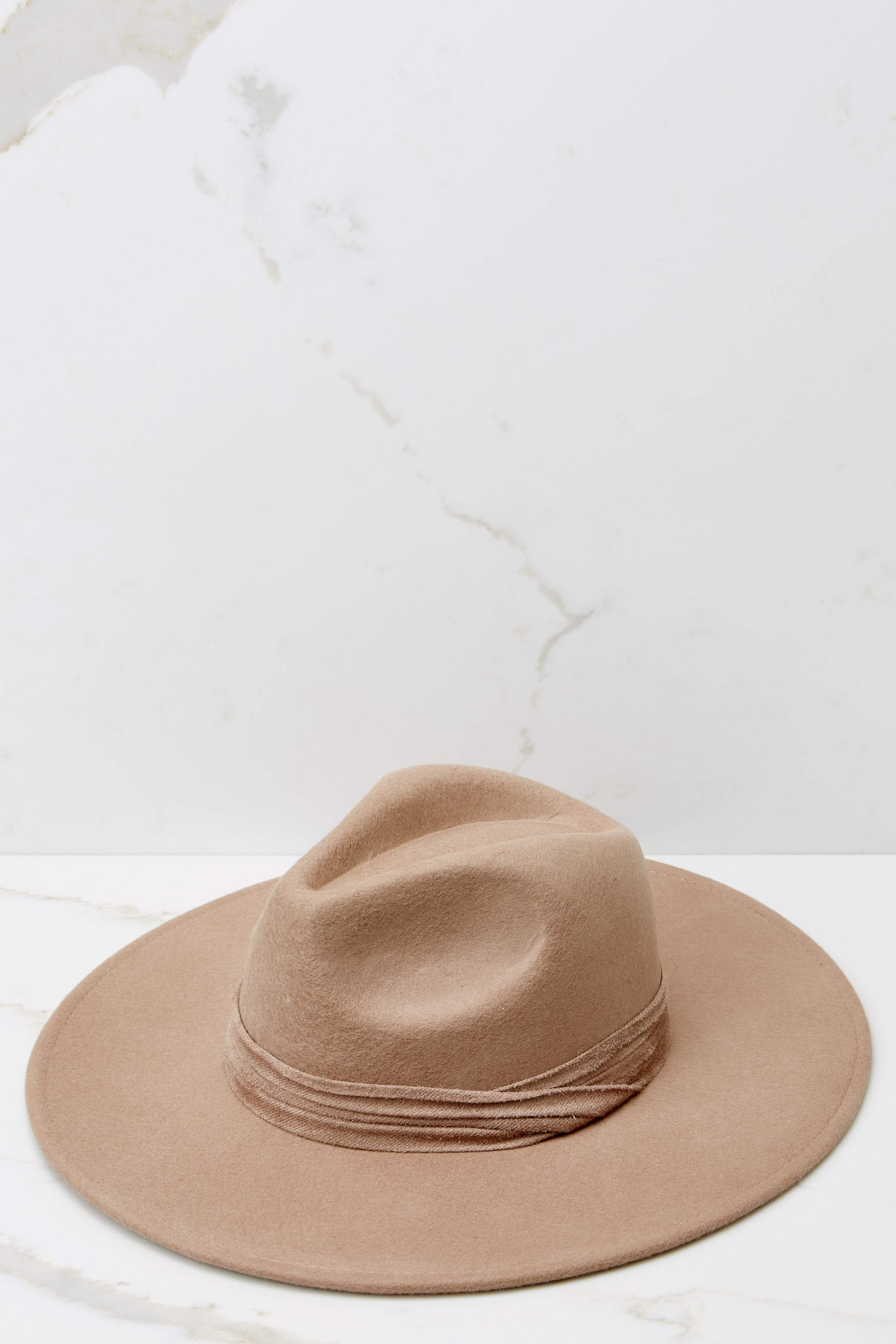 Profiles Well Taupe Hat | Red Dress 