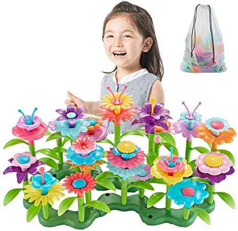 Bu-buildup BBU.01.002 Flower Building Toys, Garden Building Block, Pretend Gardening Toy, Creative P | Amazon (US)