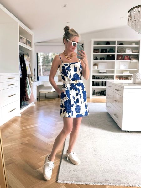 Majorly crushing on my new sneakers and dress. I’ll be packing both of these on my next trip this summer! Fits run true to size. 

~Erin xo 

#LTKSeasonal #LTKTravel