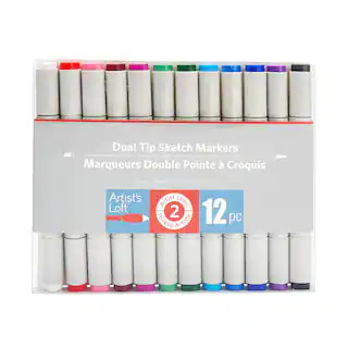 Dual Tip Jewel Tone Sketch Marker Set by Artist's Loft™ | Michaels | Michaels Stores