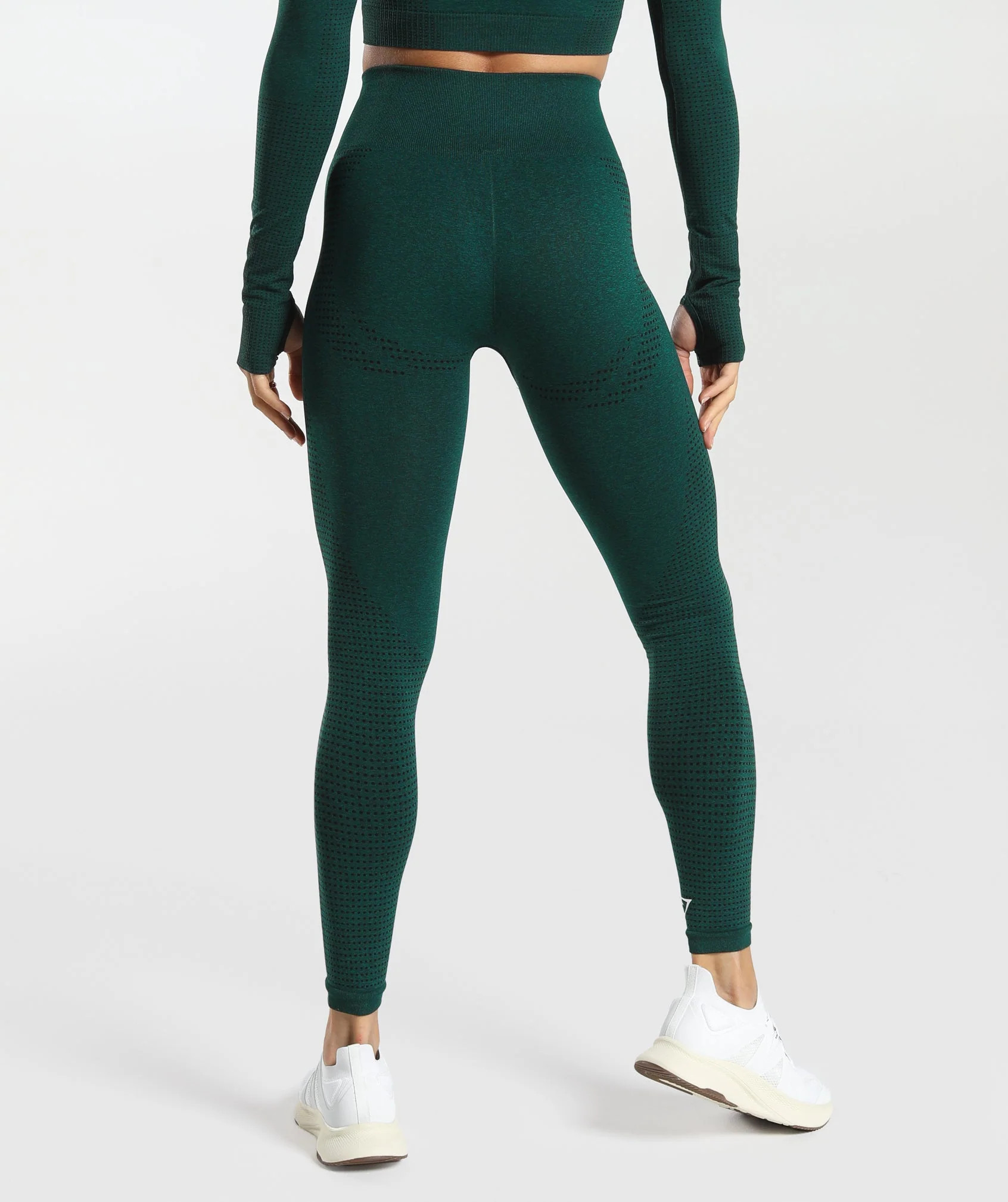Vital Seamless 2.0 Leggings Deep Teal Marl | Gymshark US