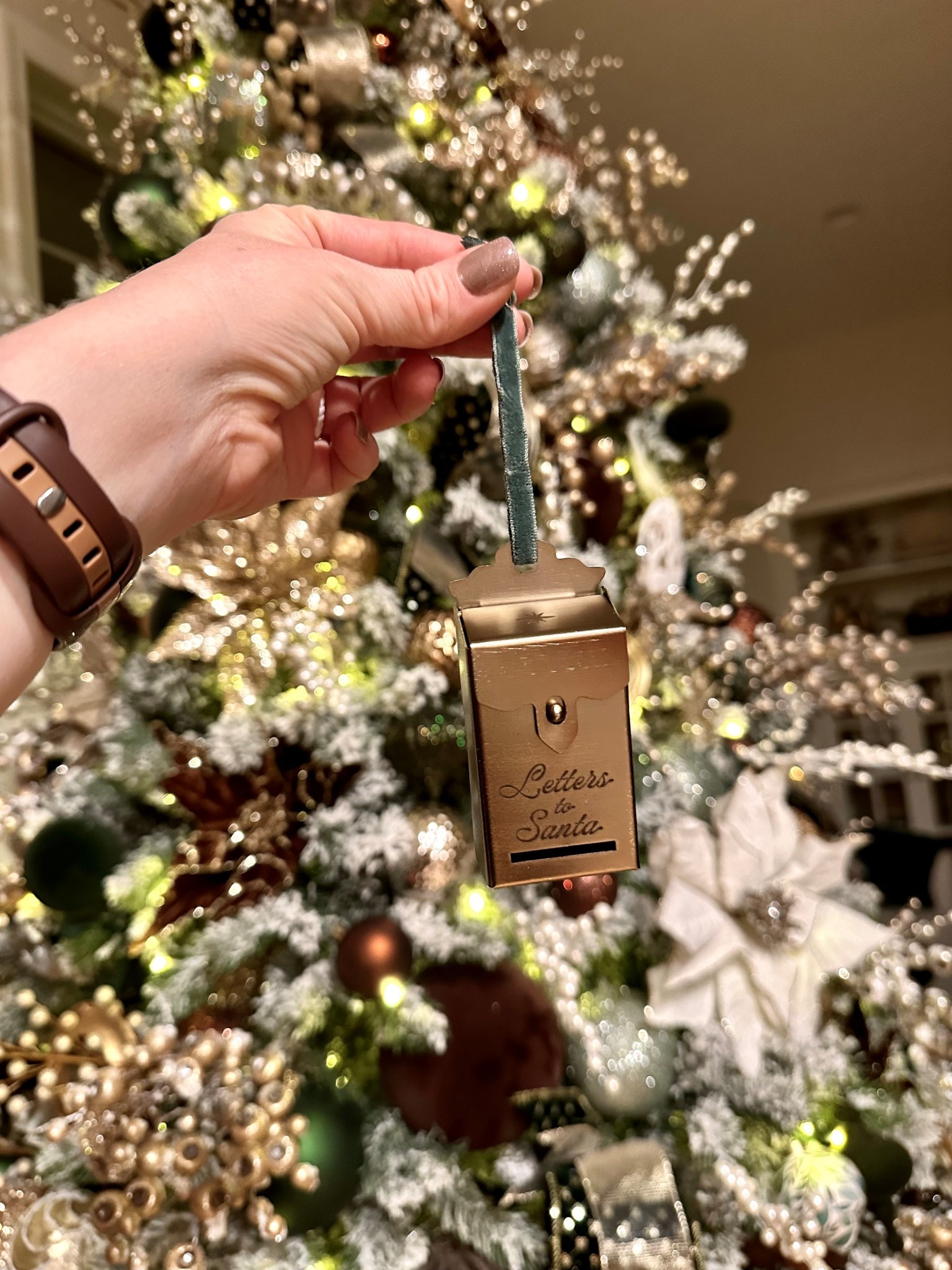 Adorable golden letters to Santa ornament from target! 

#LTKGiftGuide #LTKHome #LTKHoliday