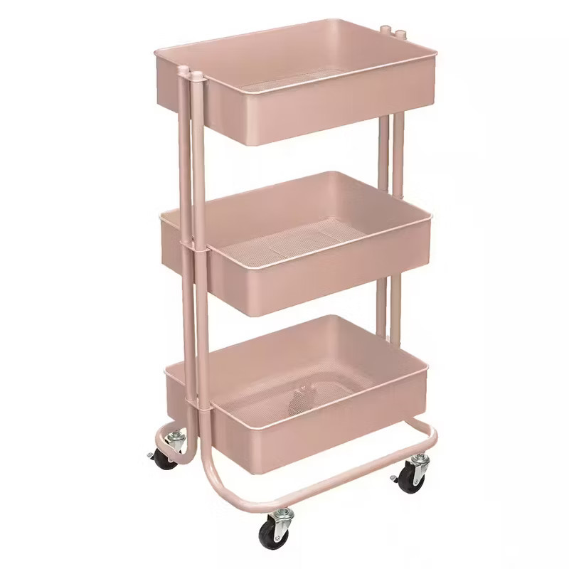 Simply Tidy Lexington 3 Tier Multipurpose Stylish Rolling Storage Cart for Organizing Supplies in... | Target