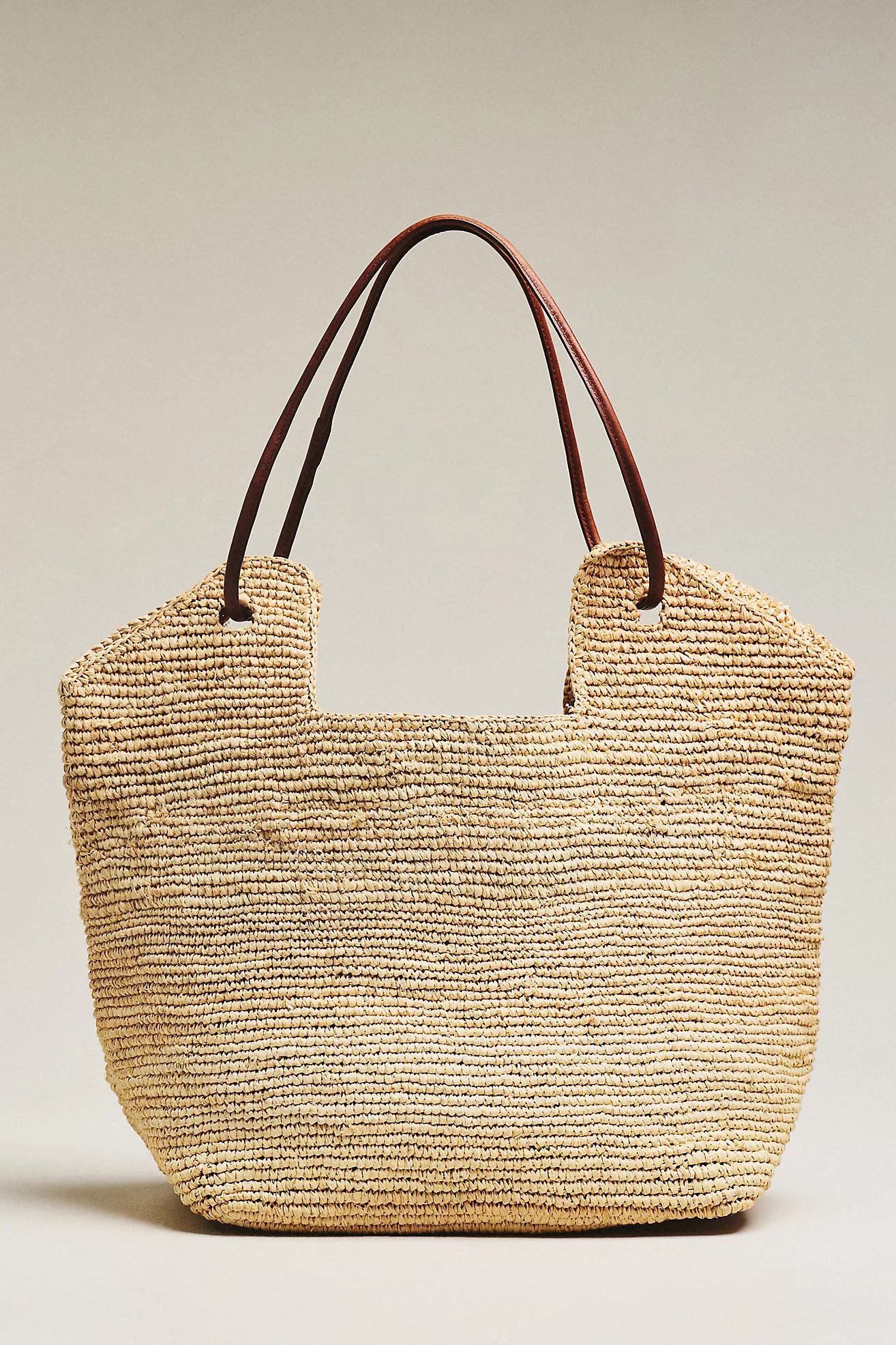 Bembien Amaya Handwoven Raffia Tote | Anthropologie (US)