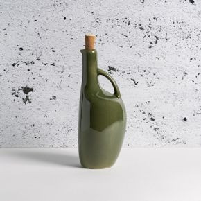 Gharyan Enameled Stoneware Olive Oil Bottle | West Elm (US)