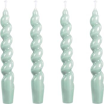 Berkebun 20CM Spiral Taper Candle -Conical Stick Candles,H7.5inch, for Holiday Wedding Party Wax ... | Amazon (US)