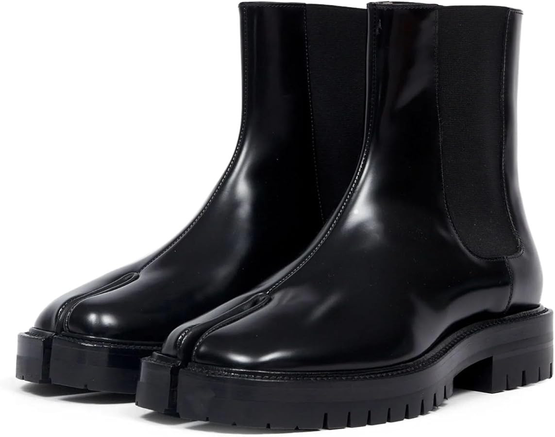 KOKOMOMO Low Heels Tabi Boots Split Toe Ankle Boots for Women Japanese Ninja Shoes Flat Chelsea A... | Amazon (US)