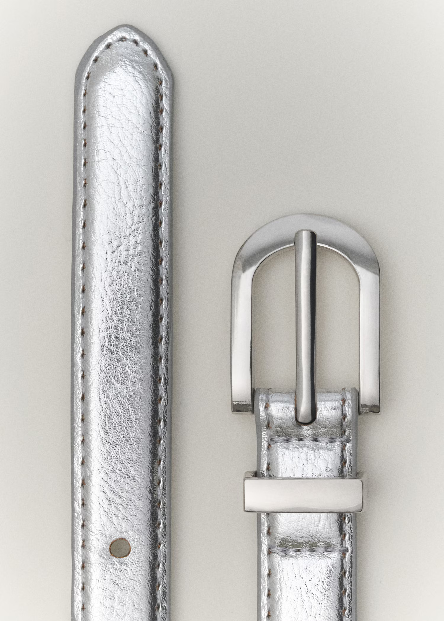 Buckle metallic belt - Women | MANGO USA | Mango (US/MX/AU)