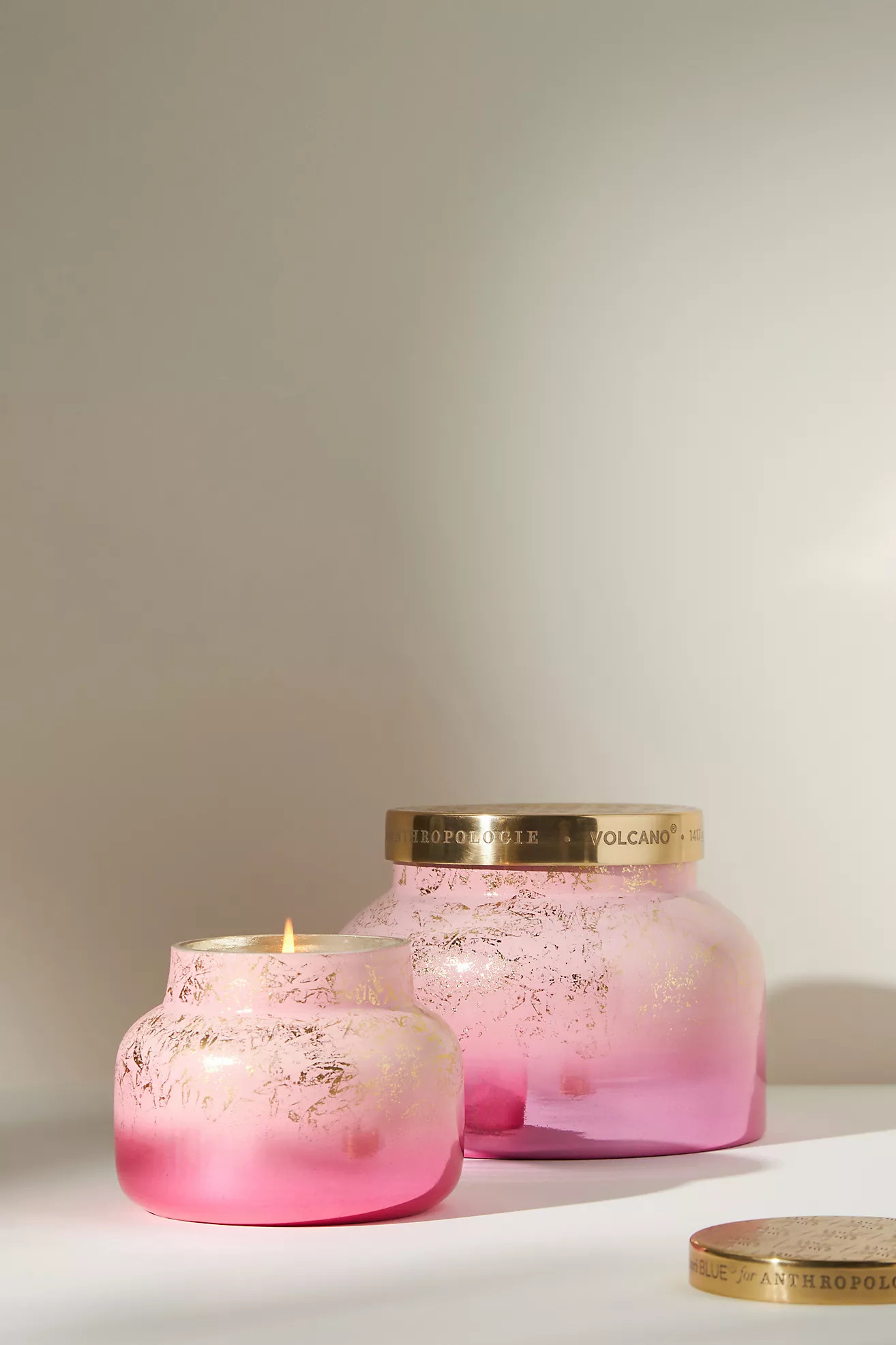Capri Blue Pink Shimmer Jar Candle | Anthropologie (US)
