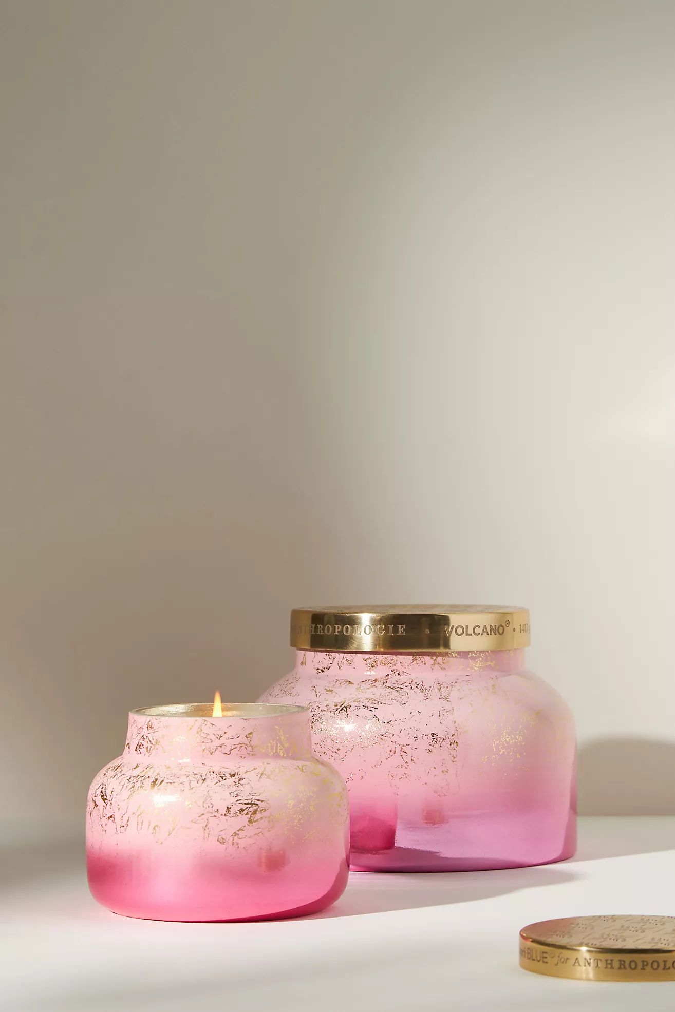 Capri Blue Pink Shimmer Jar Candle | Anthropologie (US)
