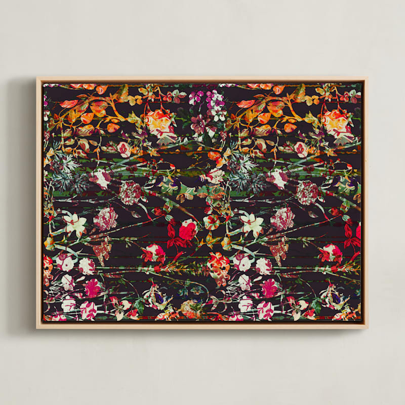 "Painted midnight garden" - Painting Limited Edition Art Print by Teo. | Minted