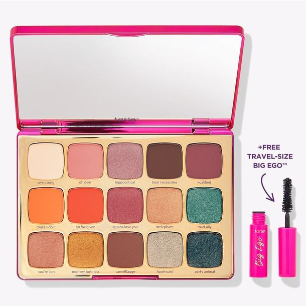 unleashed eyeshadow palette & travel-size big ego™ mascara | tarte cosmetics (Global)
